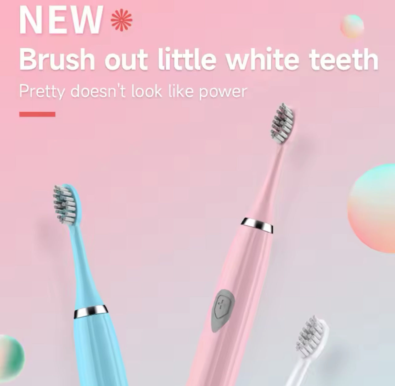 Electric Toothbrush for Adults Soft DuPont Bristle Portable Battery Endurance IPX6 Waterproof Intelligent Effective Oral Care