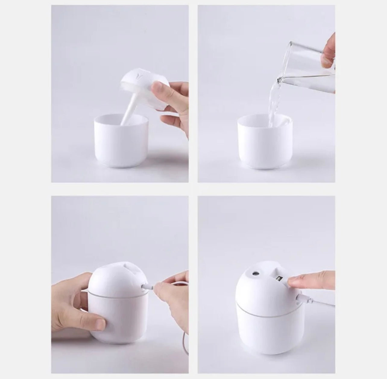 Small Y Humidifier USB Mute Humidifier Aromatherapy Desk Bedroom Desktop Portable Large Spray Car Purifier